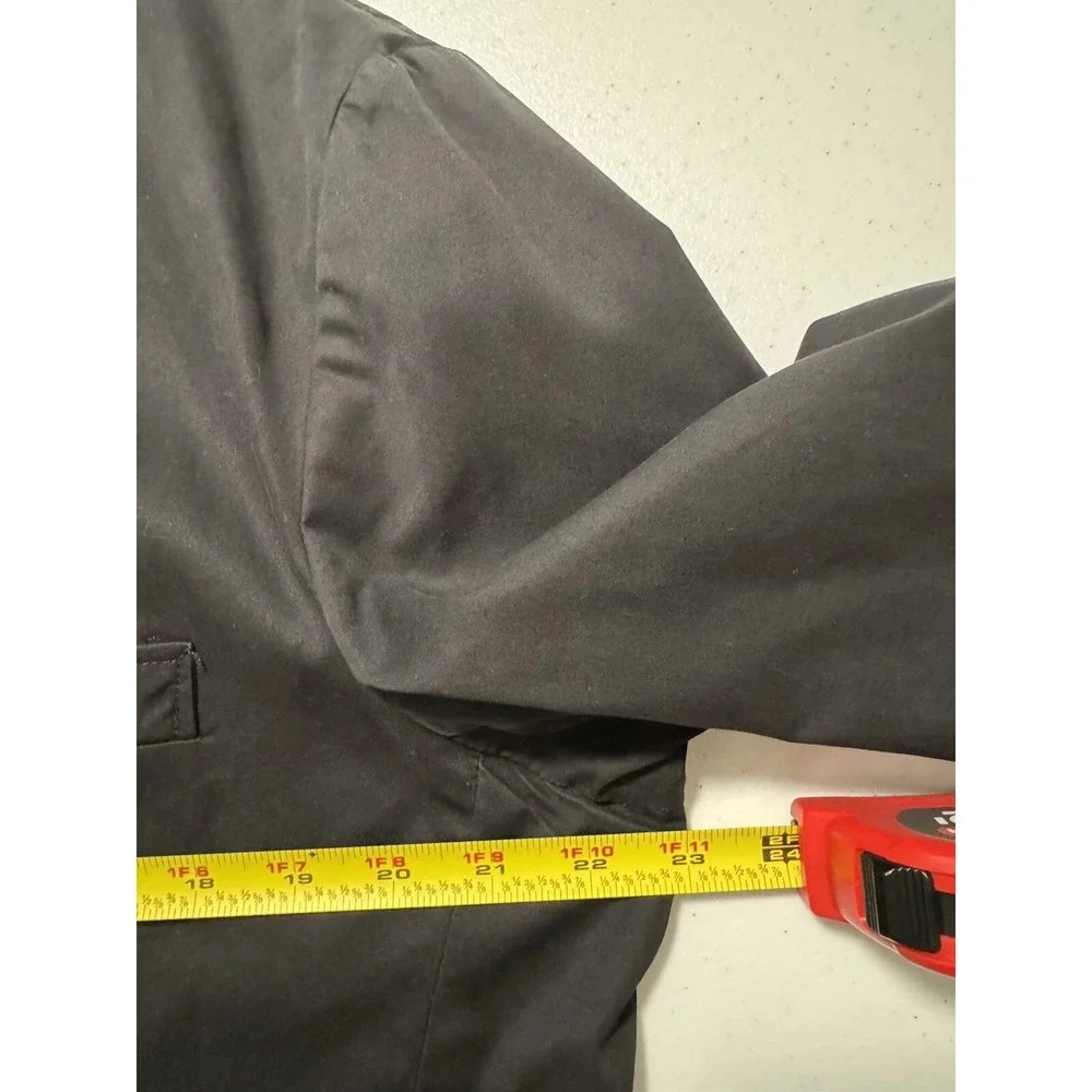 J Crew Clayton L-Tall Men's Black Sportcoat 3-Button Preppy‎ Cotton Jacket EUC